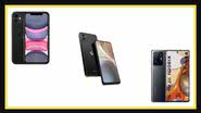 Nós preparamos um Top 10 dos smartphones mais vendidos na Amazon. - Créditos: Reprodução/Amazon