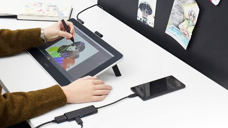 Display Interativo Wacom One, disponível na Amazon - Divulgação / Amazon