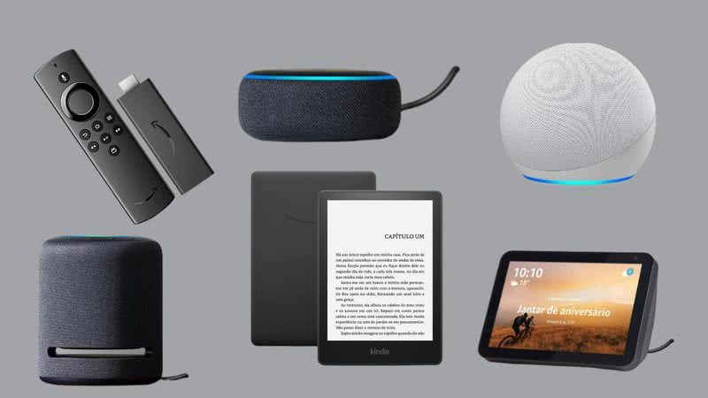 Echo Dot, Kindle, Fire TV Stick, Echo Show e outros dispositivos com até 20%off - Divulgação / Amazon