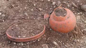 Artefatos encontrados em antiga vila celta da Alemanha - Divulgação/Secretaria Estadual de Preservação de Monumentos da Baviera