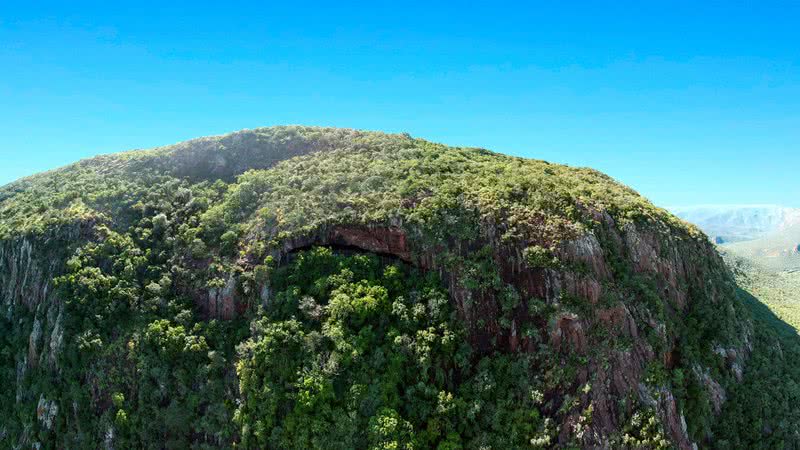 Fotografia da Border Cave, na África do Sul - Divulgação/A. Kruger