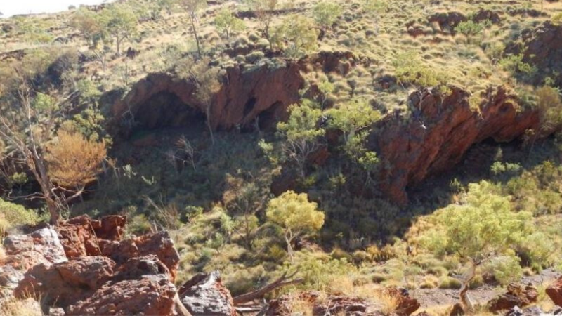 Região das cavernas de Juukan Gorge - Divulgação