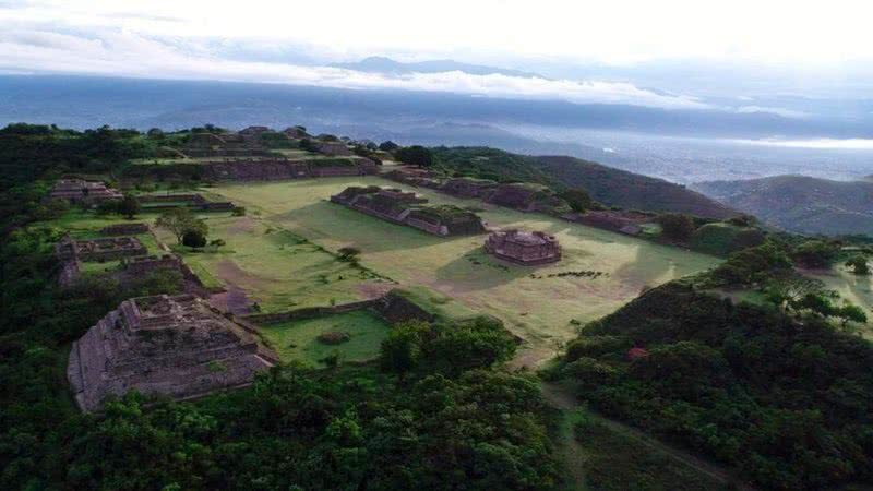 Fotografia do Monte Albán, onde foi feita a descoberta - Divulgação/ Universidade de Oklahoma