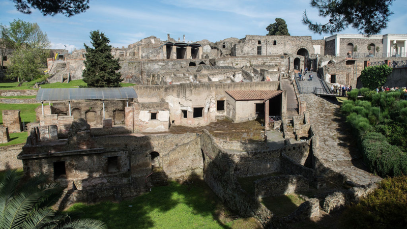 Vista de Pompeia - Getty Images