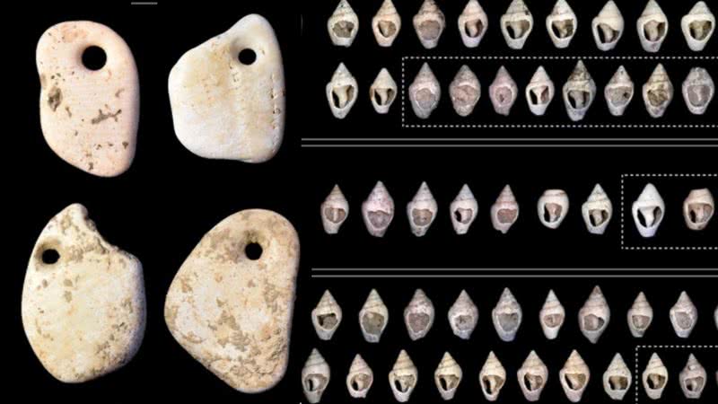 Imagens mostrando alguns dos ornamentos encontrados na sepultura - Divulgação/ Journal of Archaeological Method and Theory