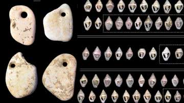 Imagens mostrando alguns dos ornamentos encontrados na sepultura - Divulgação/ Journal of Archaeological Method and Theory