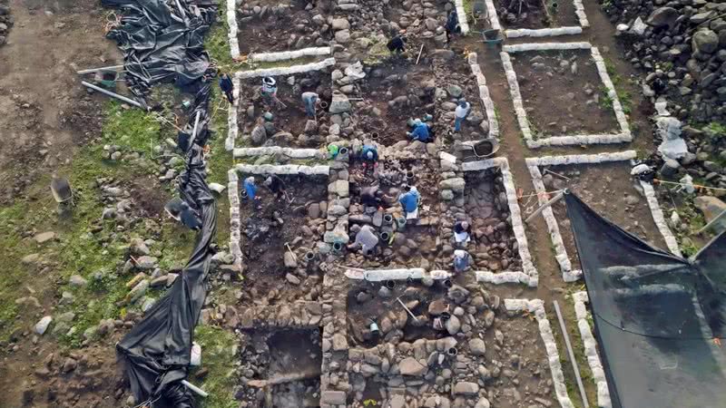 Fazenda de 2 mil anos descoberta em Israel - Divulgação/Emil Aladjem/Israel Antiquities Authority