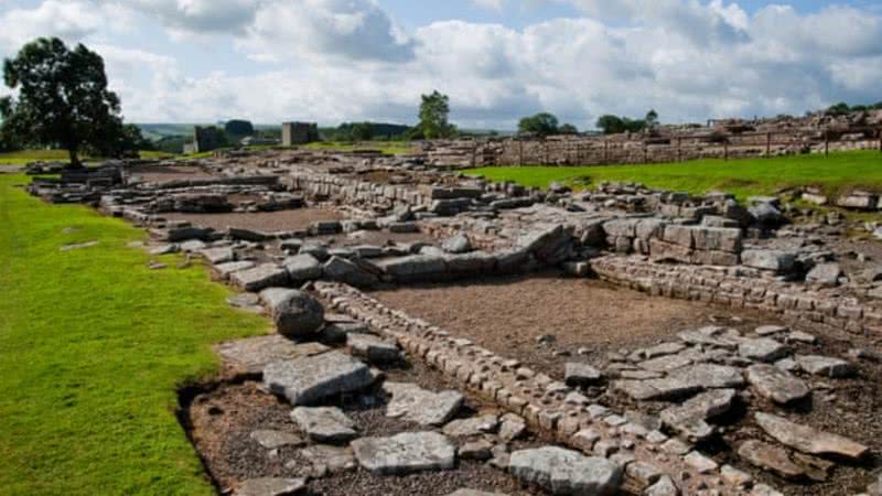 Fotografia das ruínas em Northumberland - Divulgação/Jaime Pharr