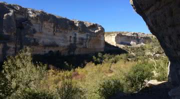 Lower Pecos Canyonlands, no Texas, onde o homem viveu - Divulgação -  Karl Reinhard