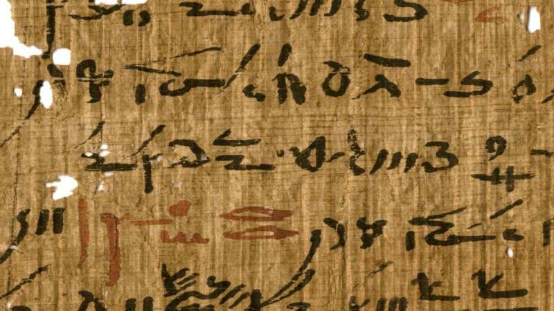 Um dos papiros analisados - Divulgação/The Papyrus Carlsberg Collection