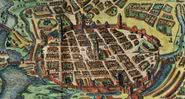 ilustração de Poznań feita em meados de 1617 - Domínio Público