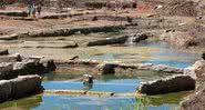 Foto das piscinas monumentais - Fabio Caricchia/Superintendência Especial de Arqueologia, Belas Artes e Paisagem de Roma