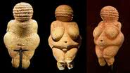 Fotografias da diferentes ângulos da Vênus de Willendorf - Fotos por Bjørn Christian Tørrissen, MatthiasKabel e Jakub Hałun pelo Wikimedia Commons