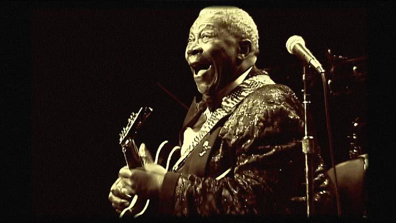 B.B King durante apresentação - Divulgação/ ZYX