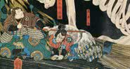 Detalhe da obra de Utagawa Kuniyoshi - Domínio Público/ Creative Commons/ Wikimedia Commons