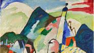 "Murnau mit Kirche II", quadro do pintor Wassily Kandinsky - Divulgação/Sotheby's