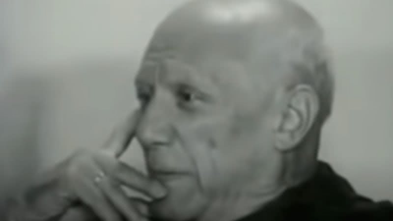 Picasso em entrevista no ano de 1969 - Divulgação/Youtube/TheArtArchives