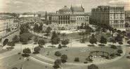 Fotografia do Theatro Municipal de São Paulo na década de 1920 - Domínio Público/ Creative Commons/ Wikimedia Commons