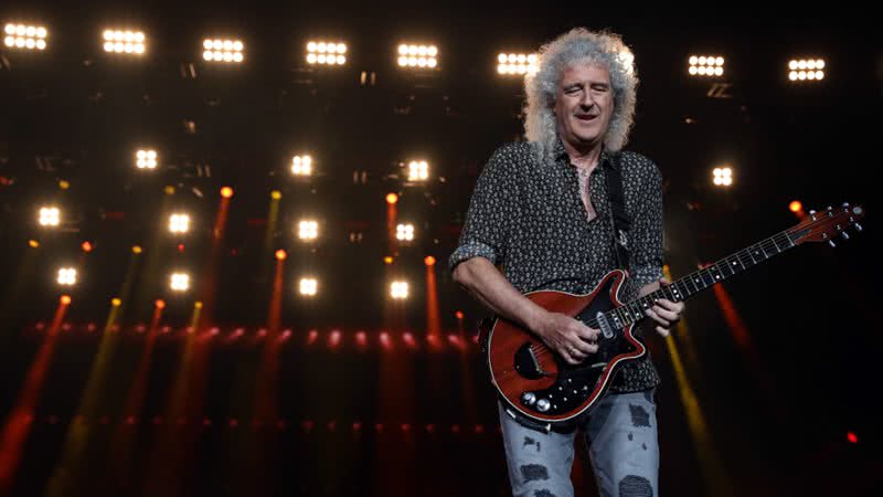 Brian May, lendário guitarrista do Queen - Getty Images