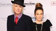 Michael Lockwood, pai das gêmeas Finley e Harper, ao lado de Lisa Marie Presley, ex-esposa - Getty Images