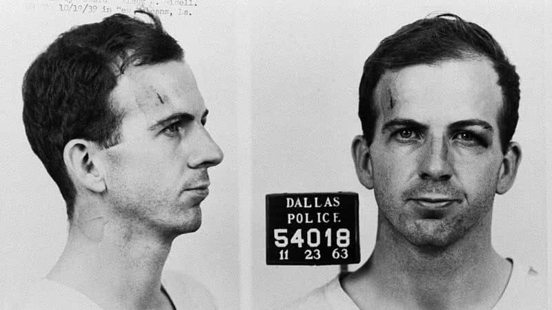 Lee Harvey Oswald, acusado de assassinar o presidente norte-americano Kennedy - Getty Images