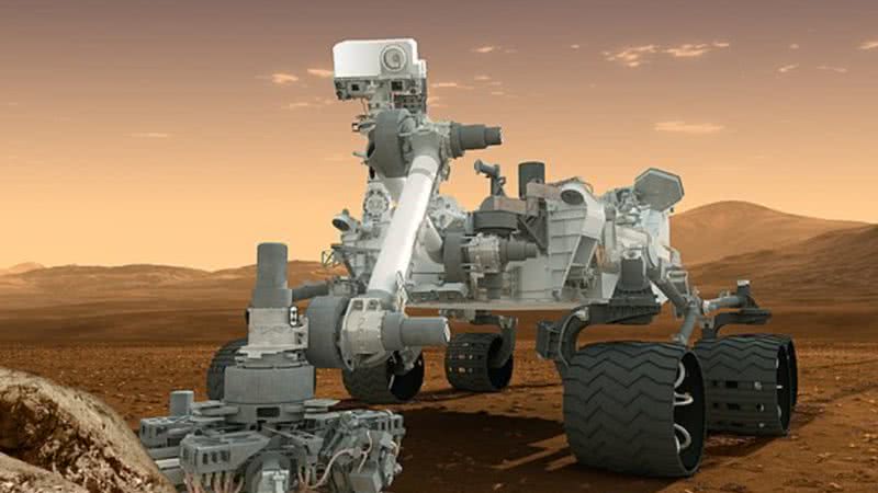 Ilustração do rover Curiosity - Reprodução/NASA