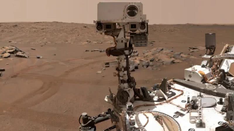 Rover Perseverance em missão em Marte - Divulgação/NASA