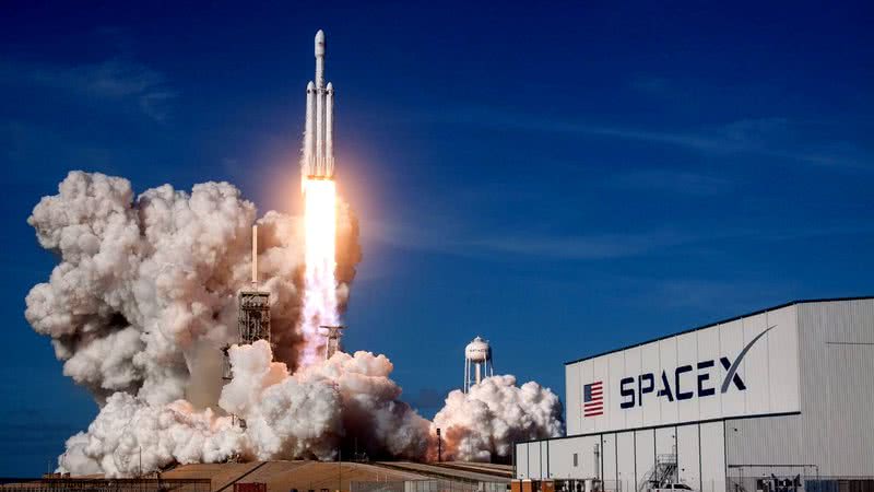 Missão do Falcon Heavy - Divulgação/ SpaceX