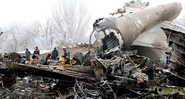 Destroços de um Boeing - Getty Images