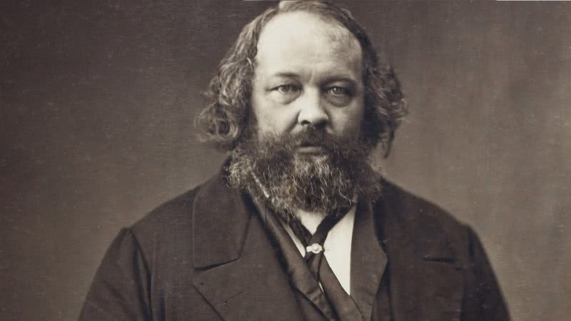 Retrato de Mikhail Alexandrovich Bakunin, um dos mais famosos anarquistas - Getty Images