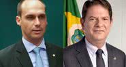 Montagem de Eduardo Bolsonaro e Cid Gomes - Wikimedia Commons