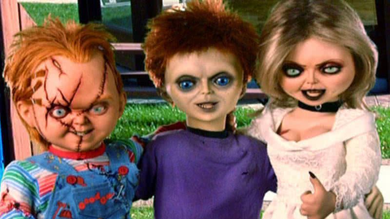 Os bonecos Chucky, Glen e Tiffany - Divulgação/Fanpop