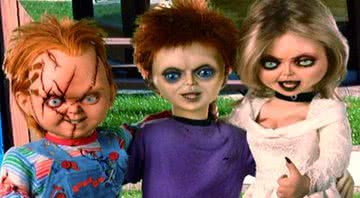 Os bonecos Chucky, Glen e Tiffany - Divulgação/Fanpop