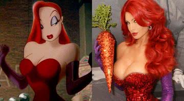 Foto de Cassandra Cass montada de Jessica Rabbit - Divulgação/Instagram