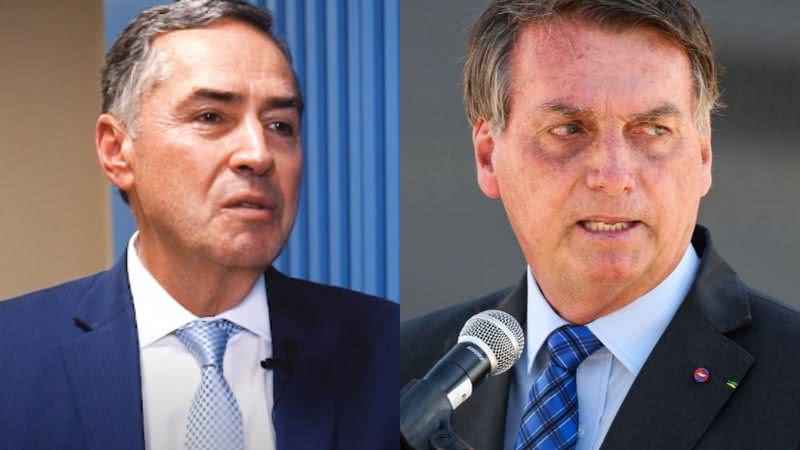 Luís Roberto Barroso  e Jair Bolsonaro - Divulgação/Youtube/PUCRS Online / Getty Images