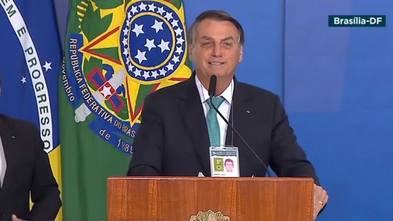 Bolsonaro discursa na última terça-feira, 1 - Divulgação / TV Brasil