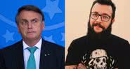 O presidente Jair Bolsonaro e o influenciador Cauê Moura - Getty Images / Divulgação/Instagram/@cauemoura