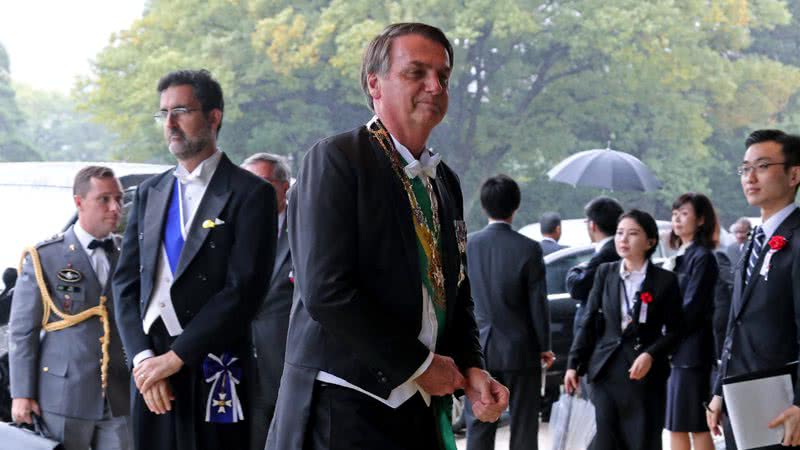 Bolsonaro no Japão, em outubro de 2021 - Getty Images