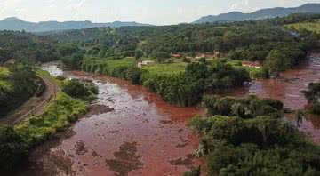 Deslizamento da barragem da Vale, em Brumadinho, Minas Gerais, em 26 de janeiro de 2019 - Getty Images