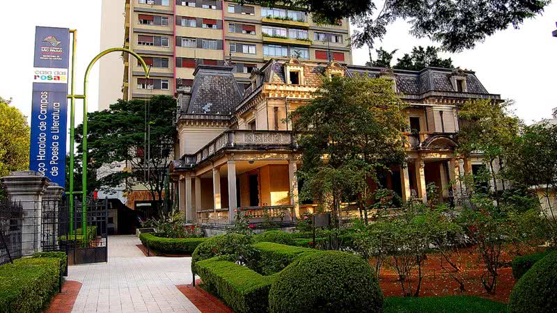 Fotografia da Casa das Rosas, na Avenida Paulista - Wikimedia Commons