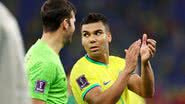 Casemiro durante a partida entre Brasil e Suíça hoje, 28 - Getty Images