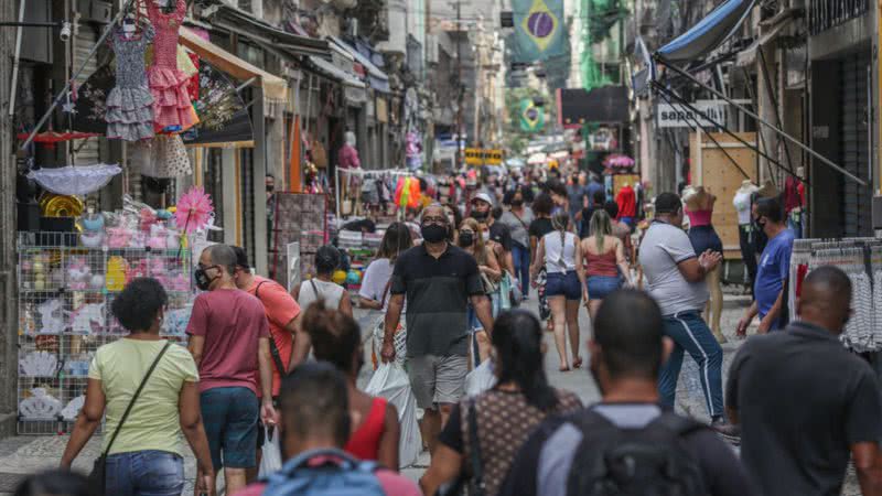 Polo Saara, centro comercial a céu aberto no Rio de Janeiro - Andre Coelho/Getty Images