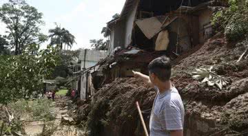 Vítima de desabamento em Petrópolis - Tânia Rêgo/Agência Brasil