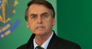 Presidente Jair Bolsonaro durante discurso oficial - Wikimedia Commons