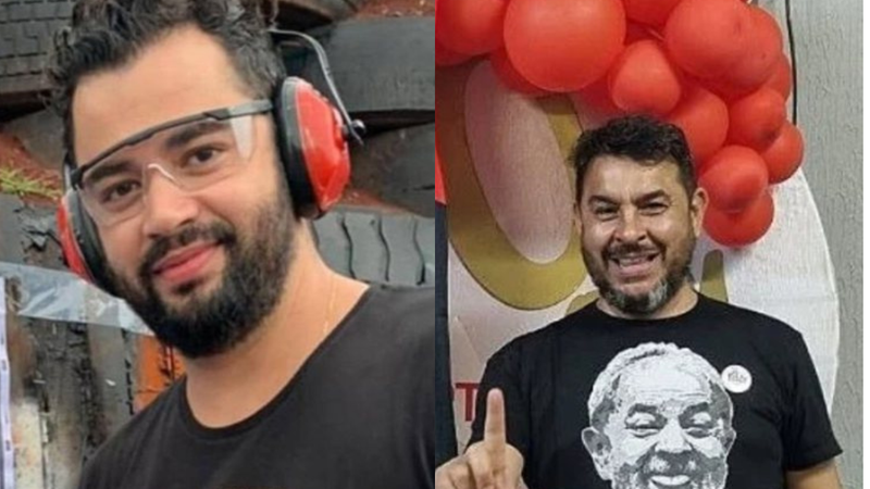 Jorge Guaranho mata Marcelo Arruda a tiros - Divulgação/ Redes Sociais e Arquivo Pessoal