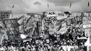 Imagem ilustrativa da manifestação das Diretas Já, em Brasília - Arquivo Nacional