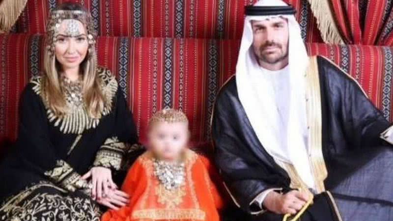 Eduardo Bolsonaro e família em Dubai - Divulgação/Redes sociais