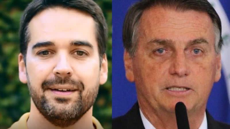 Montagem com fotografia de Eduardo Leite e Bolsonaro - Divulgação/Instagram/@eduardoleite45 / Divulgação / Agência Brasil / Fabio Rodrigues