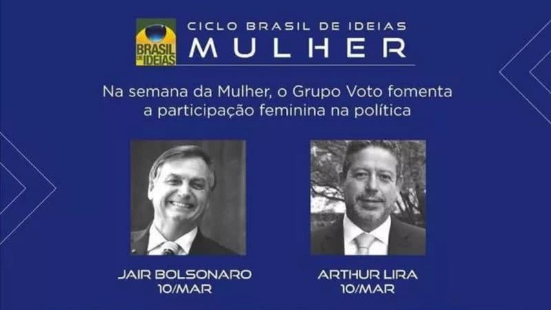 Publicação de anúncio do evento no Instagram do Grupo Voto - Divulgação / Instagram / grupo_voto