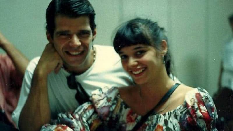 Raul Gazolla e Daniella Perez, sua esposa, que foi assassinada em 1992 - Divulgação